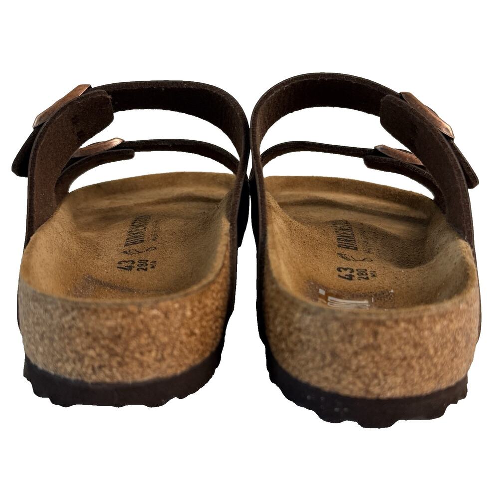BIRKENSTOCK Arizona 43 Regular Habana Oiled Leather Dark Brown Soft Footbed NWOT - Picture 2 of 8